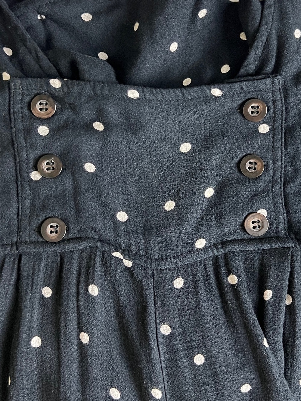 Free People Keep It Jumpin’ Jumper in Black Polka Dot - sz 6 - Picture 10 of 13